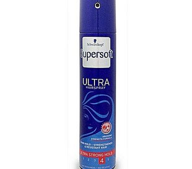 Schwarzkopf Supersoft Ultra Stronghold Hairspray on Sale