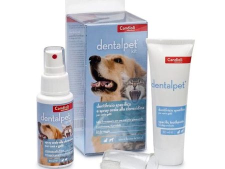 Dentalpet Kit Tubo 50 ml + Spray 50 ml +  Ditale For Sale